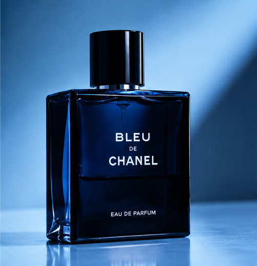 Bleu de Chanel dramatic lighting